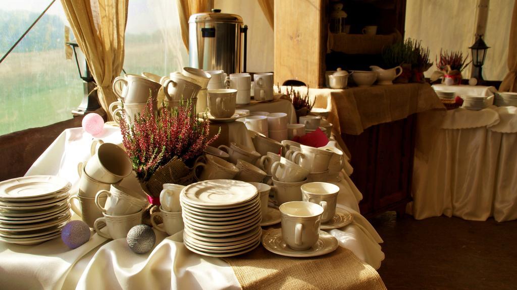 Dwor Na Wichrowym Wzgorzu Bed & Breakfast Przybysławice Dış mekan fotoğraf